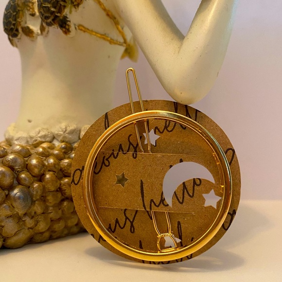 Celestial Style Barrettes Moon Stars - Picture 11 of 16